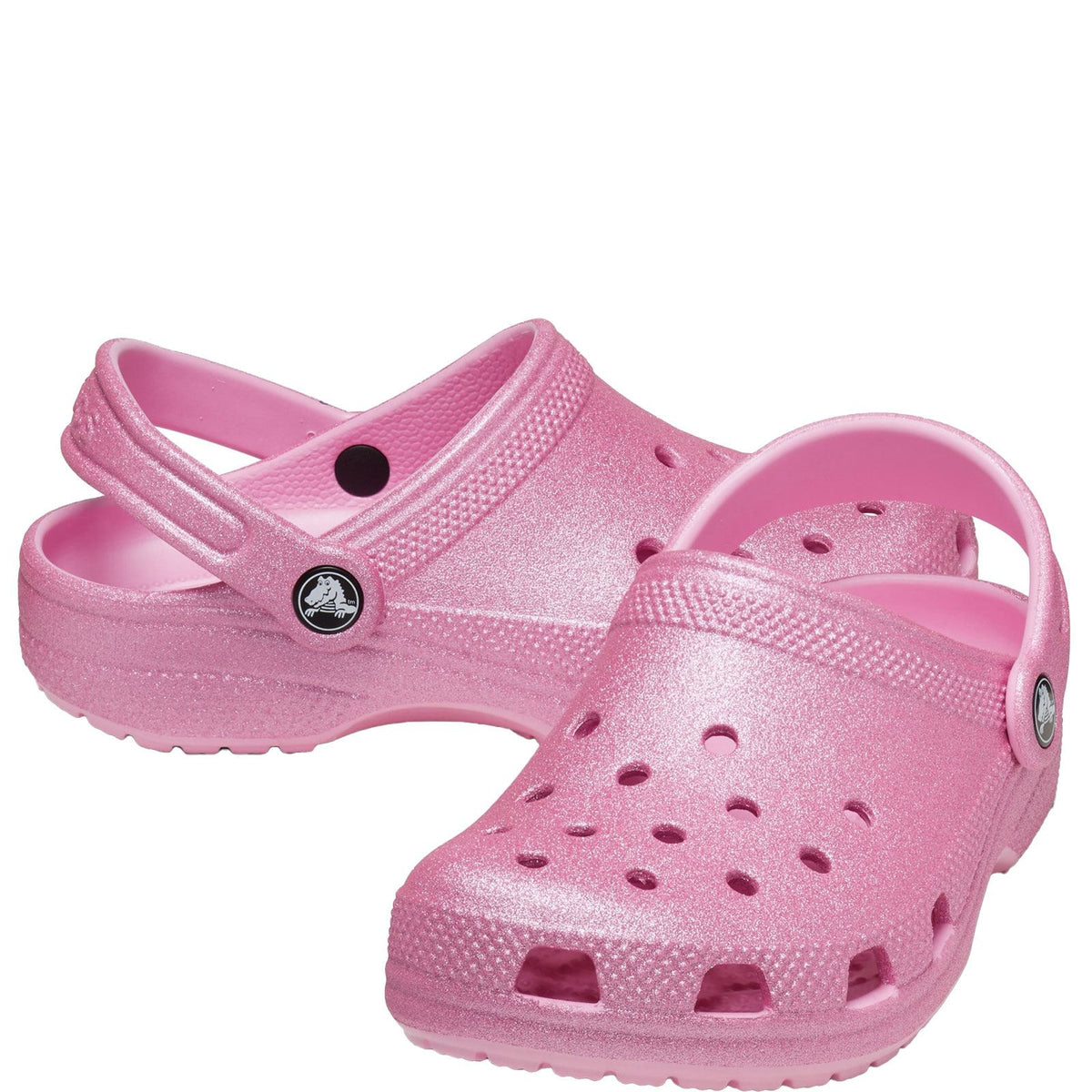 Crocs Kids' Classic Glitter Clogs