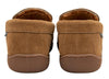 Dunlop Nathan Suede Leather Mens Memory Foam Loafer Slippers