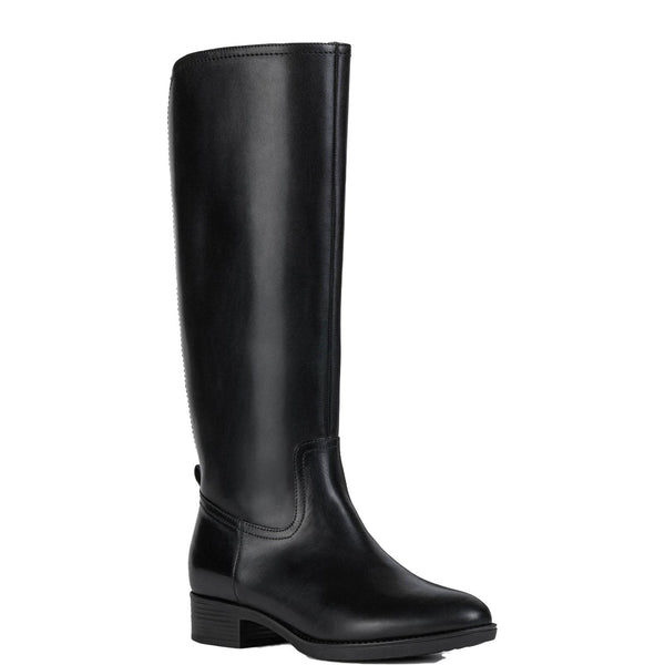 Geox D Felicity Zip Up Women's High Leg Boots