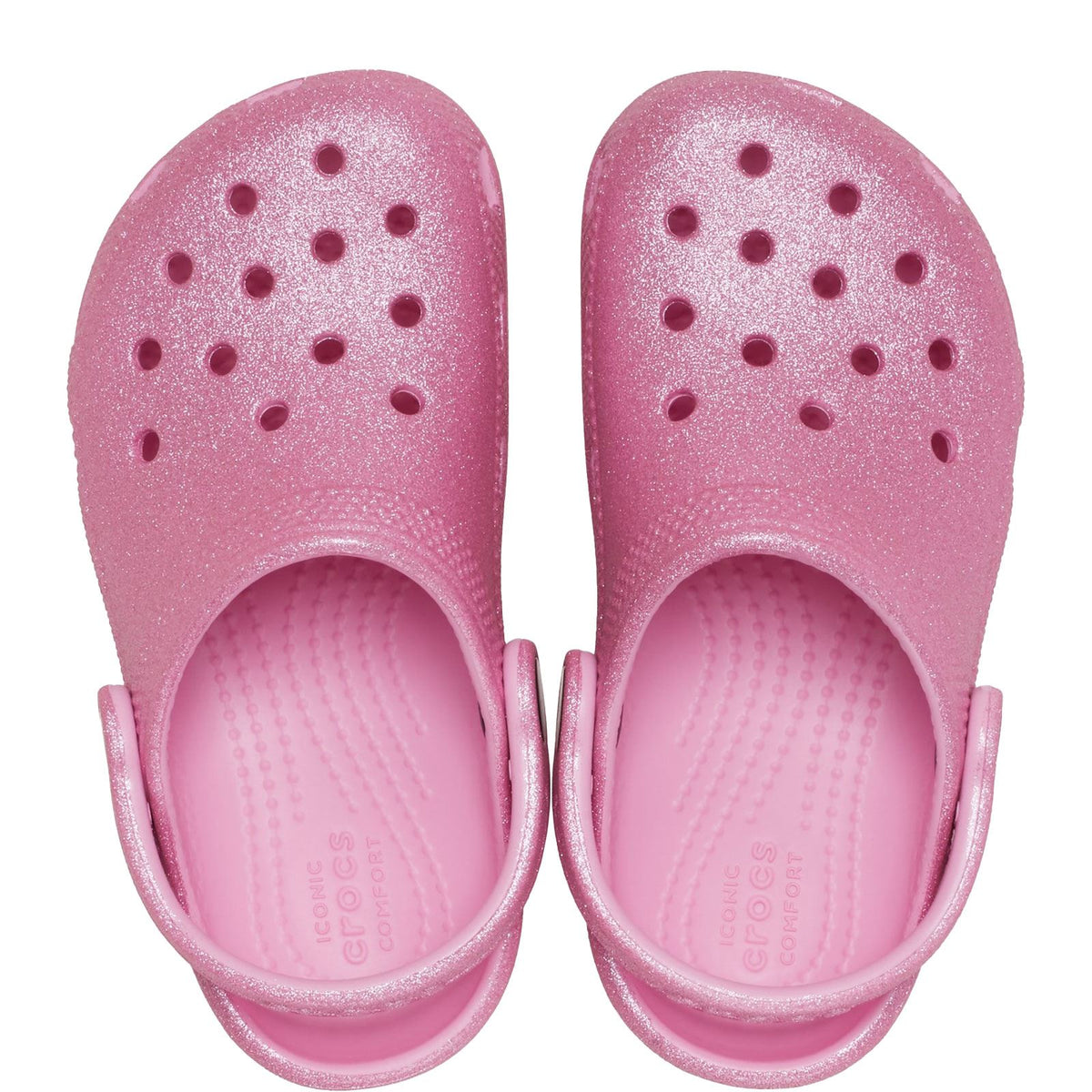 Crocs Kids' Classic Glitter Clogs