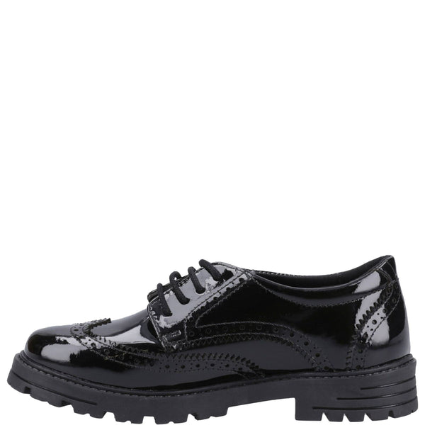 Hush Puppies Maxine Girls' Junior Patent Lace Up School Shoes