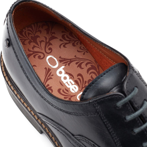 Base London Tatton Toe Cap Derby Lace Shoes