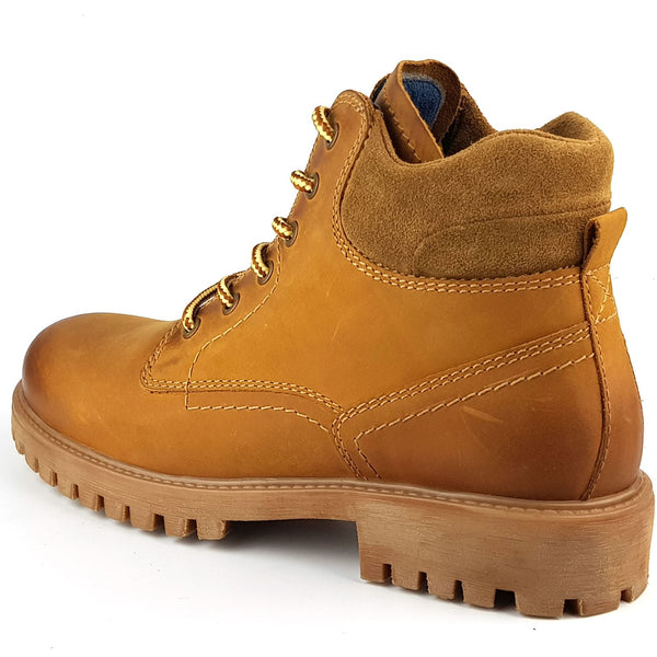 Frank James Bisley Mens Leather Lace Up Yuma Commando Casual Boots