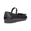 Geox Girls Black Elasticated Plie' Junior School Shoes