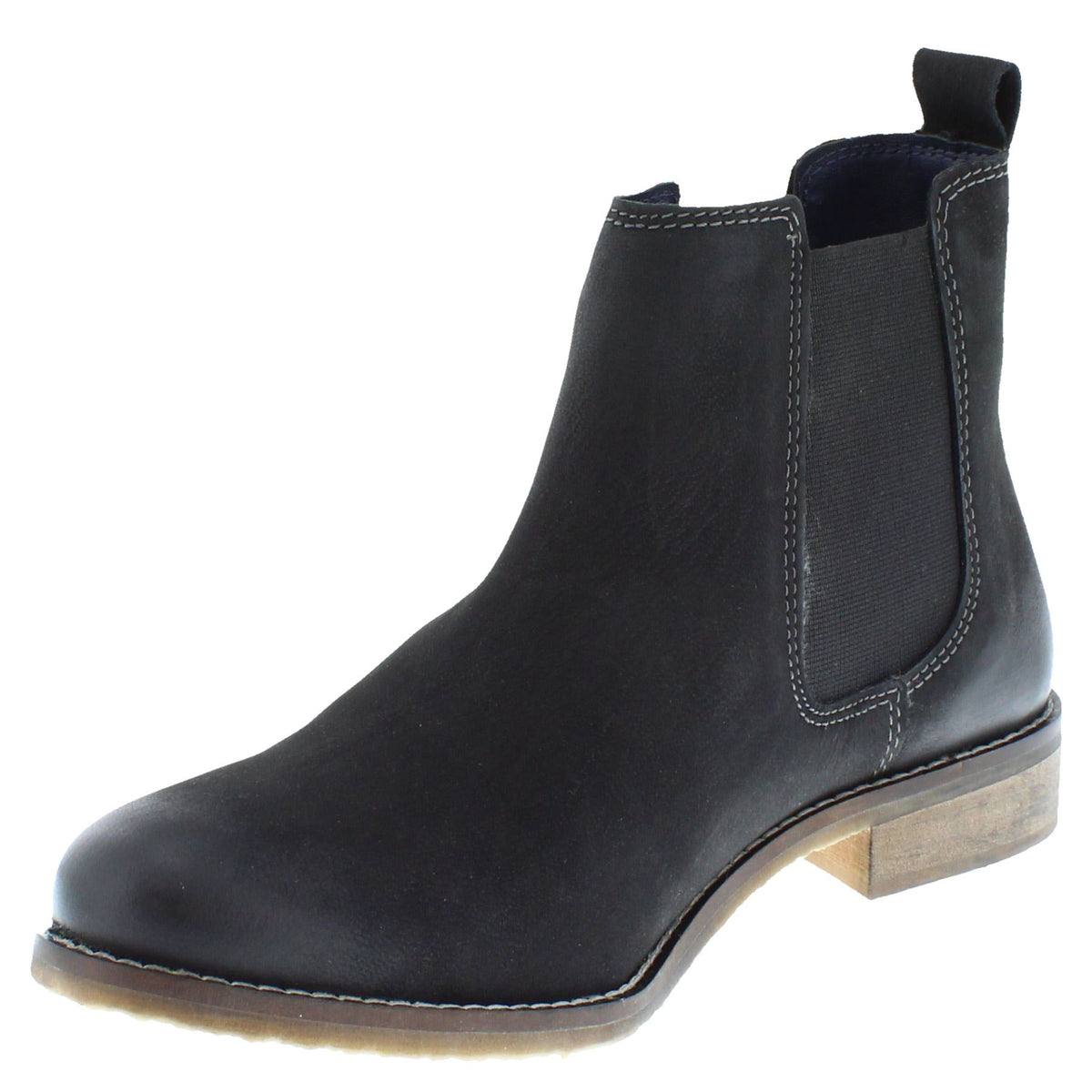 Frank James Aintree Ladies Leather Nubuck Chelsea Pull On Boots