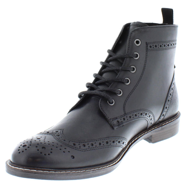 Thomas Crick Askham Brogue Lace Up Mens Leather Boots