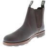 Frank James Brigstock Brogue Leather Pull On Mens Brogue Chelsea Dealer Boots