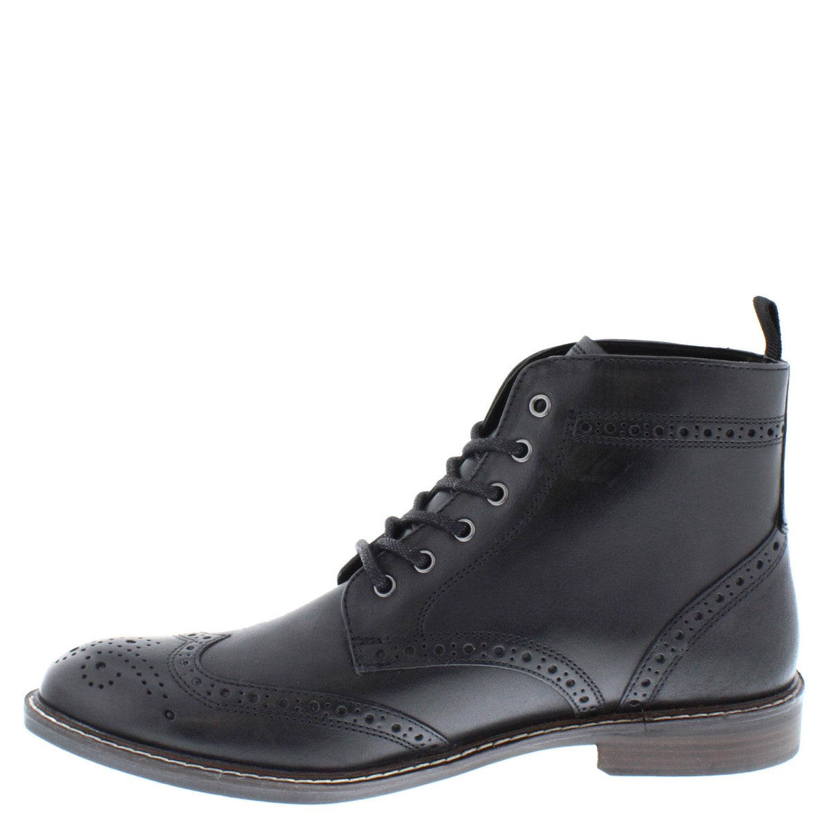 Thomas Crick Askham Brogue Lace Up Mens Leather Boots