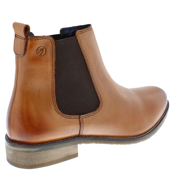 Frank James Aintree Ladies Leather Pull On Chelsea Boots