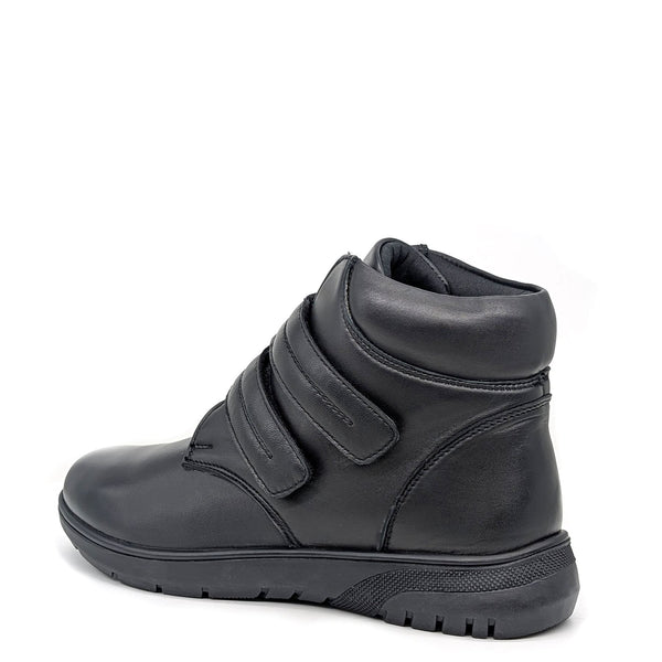 Dr Keller April Women's Touch Fastening Strap Leather Ankle Boots