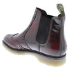 Frank James Warkton Leather Pull On Mens Brogue Chelsea Boots