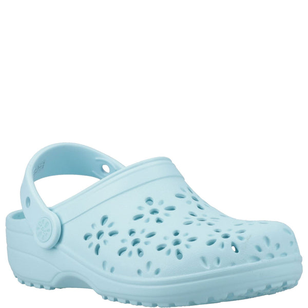 Crocs Kids' Classic Floral Cut Out Clogs