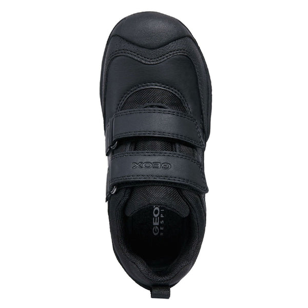 Geox Boys School Black Touch Fastening J New Savage Boy B A Waterproof Trainers