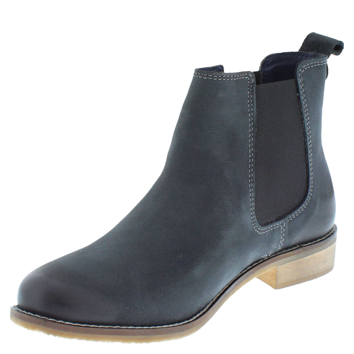 Frank James Aintree Ladies Leather Nubuck Chelsea Pull On Boots