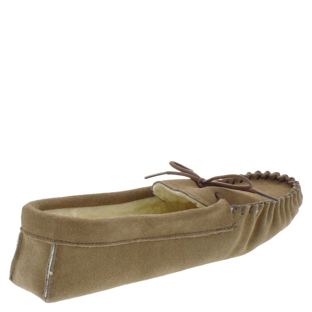 Coopers Suede Fleece Lined Soft Sole Mens Moccasin Slippers Made In England