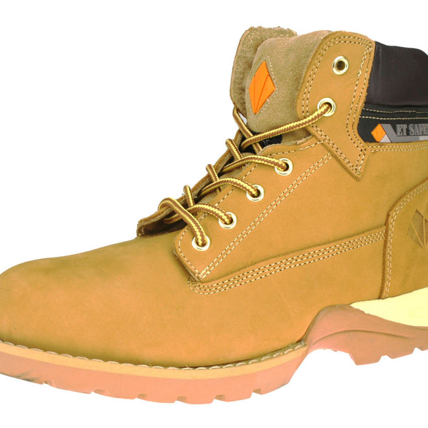ET Safety GC0004 Leather Steel Toecap SB Lace Up Work Boots