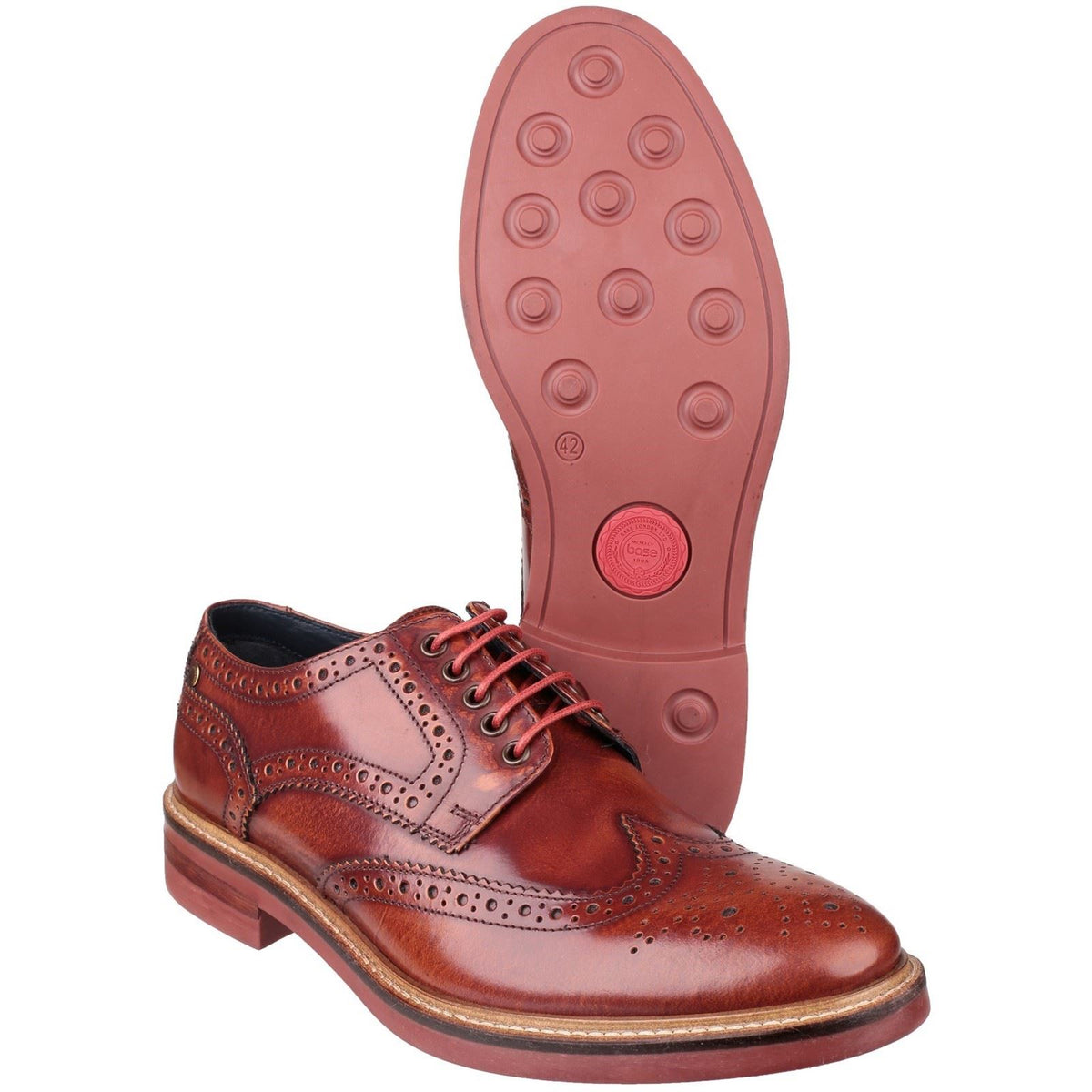 Hibase Shoes Base London Woburn Hi-Shine Brogue Shoes – Foot Box