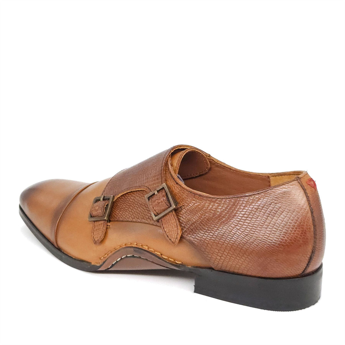 HX London Redbridge Monk Strap Shoes