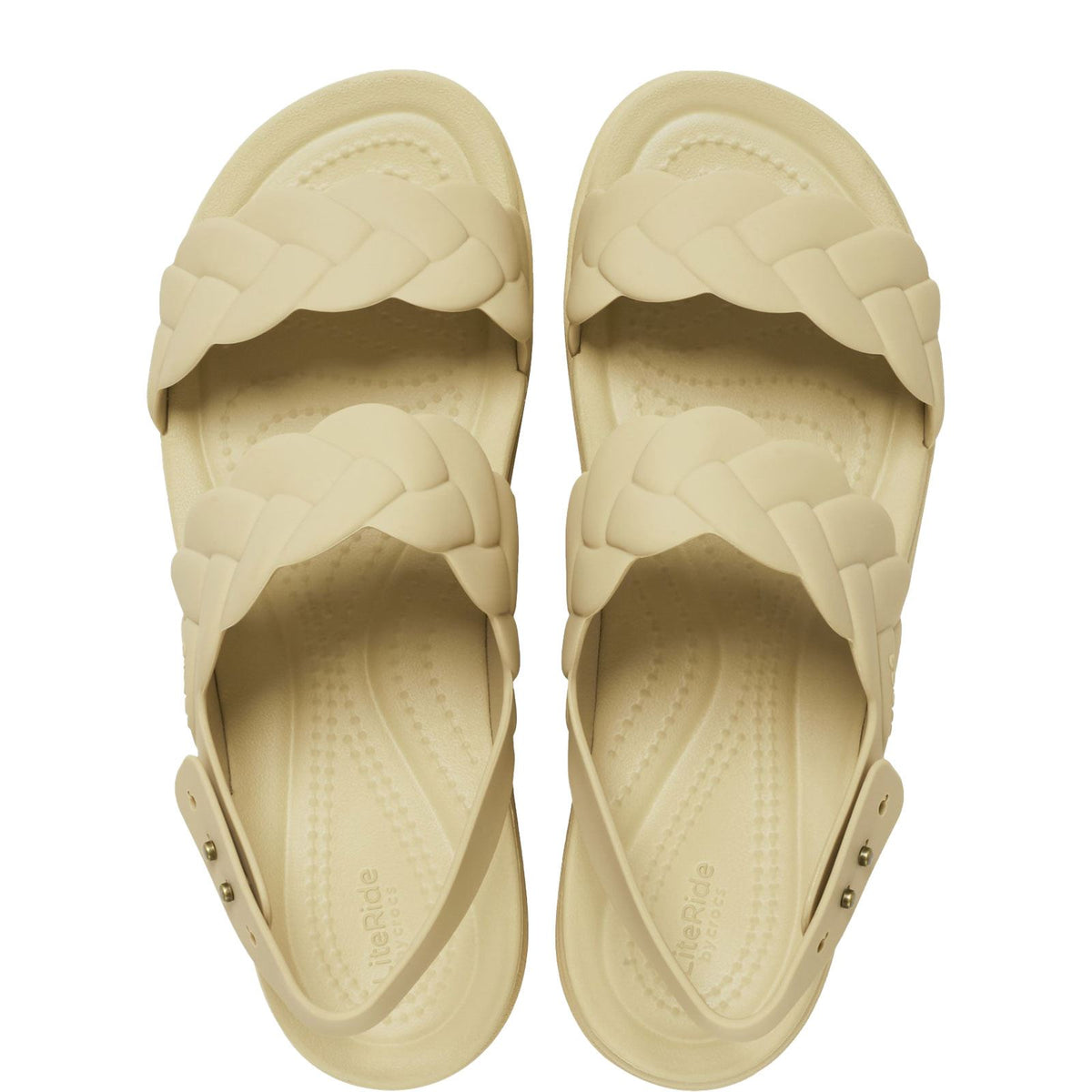 Crocs Brooklyn Women's Woven Low Wedge Sandals