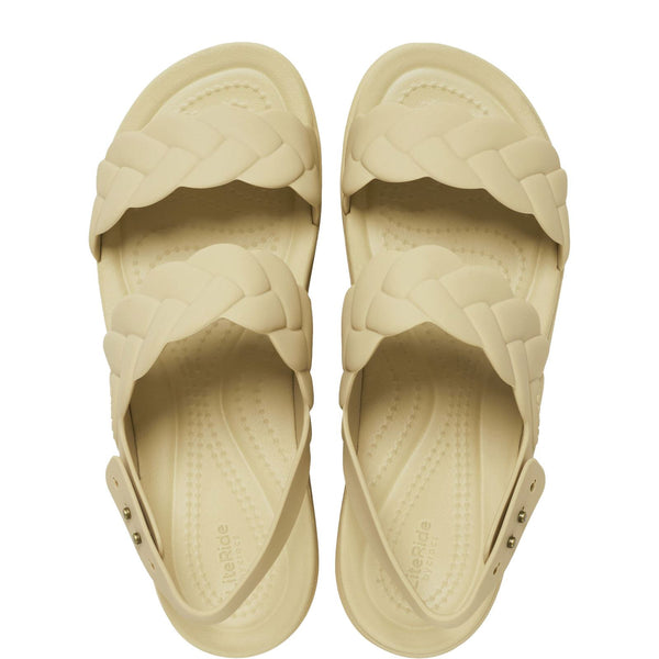 Crocs Brooklyn Women's Woven Low Wedge Sandals