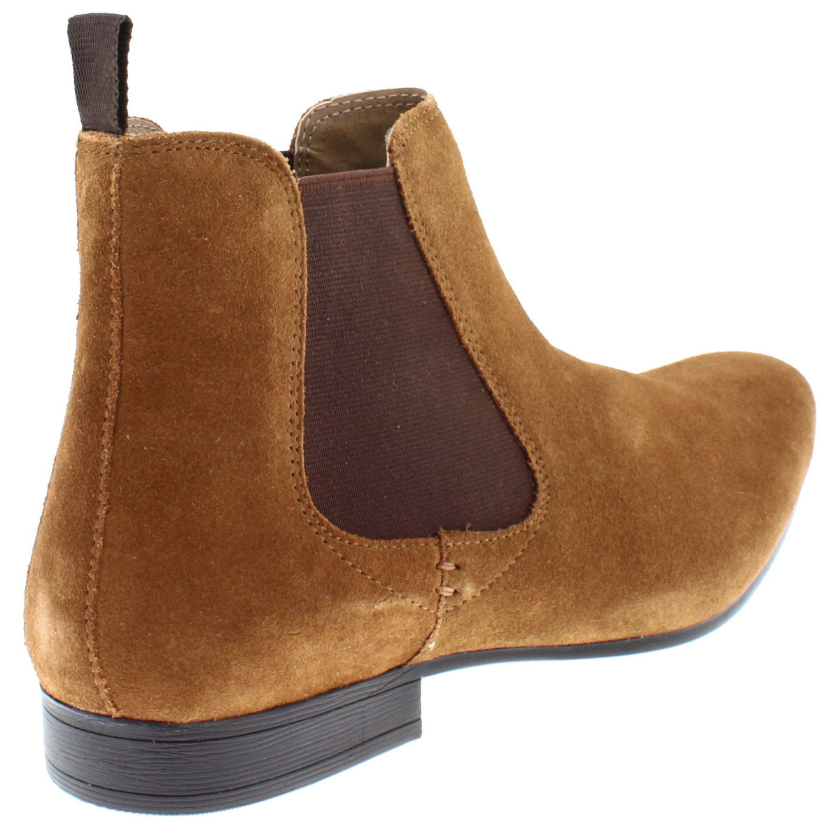Thomas Crick Stanway Suede Pointed Leather Mens Ankle Chelsea Boots