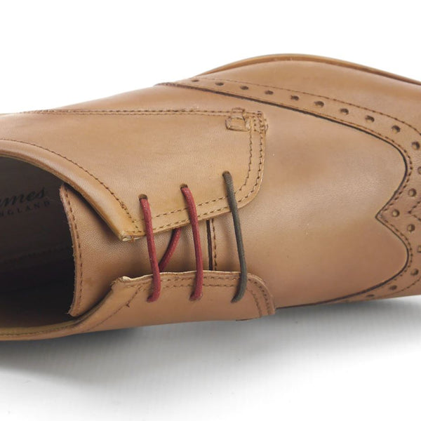Frank James Clapham Mens Leather Brogue Lace Up Formal Shoes
