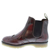 Frank James Warkton Leather Pull On Mens Brogue Chelsea Boots