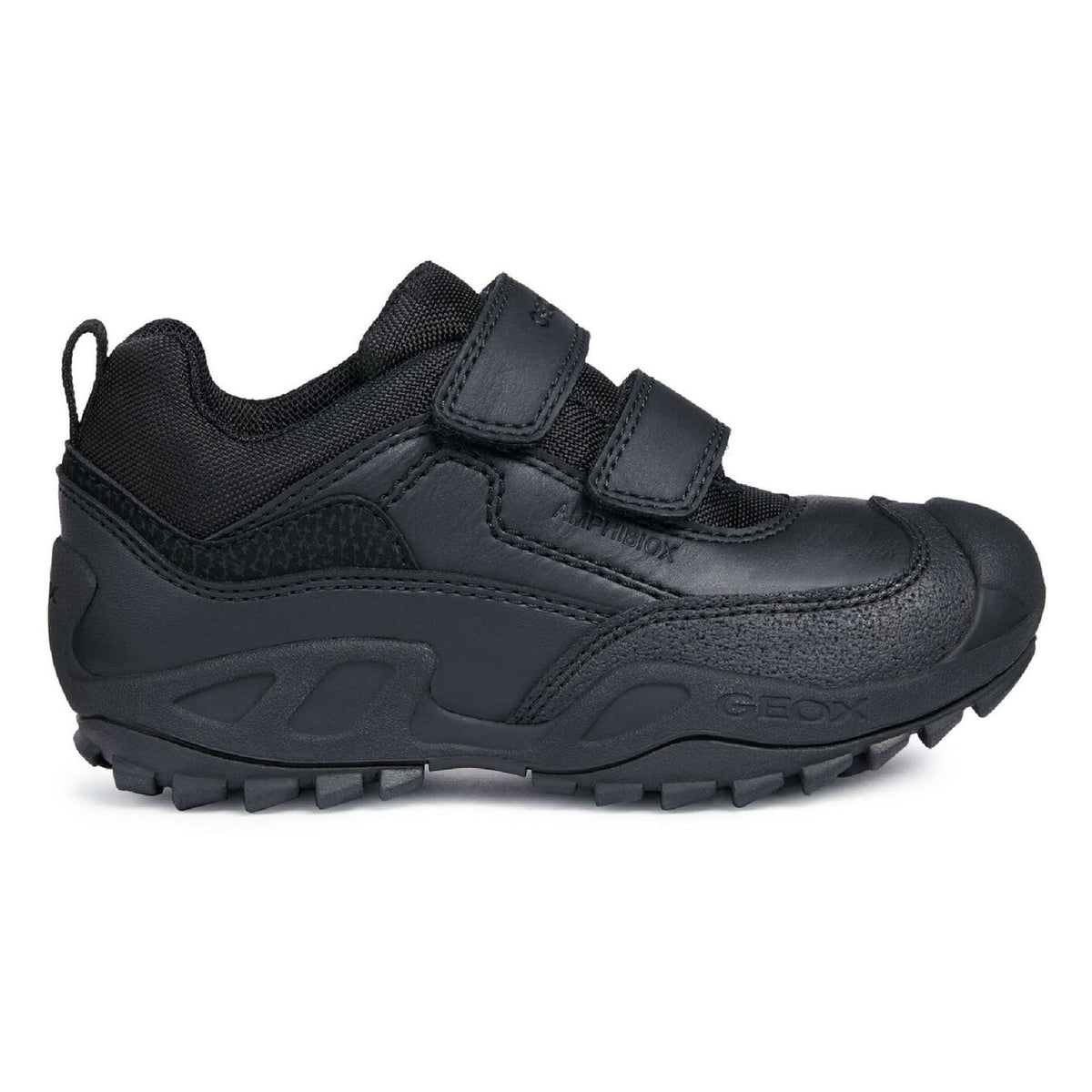Geox Boys School Black Touch Fastening J New Savage Boy B A Waterproof Trainers