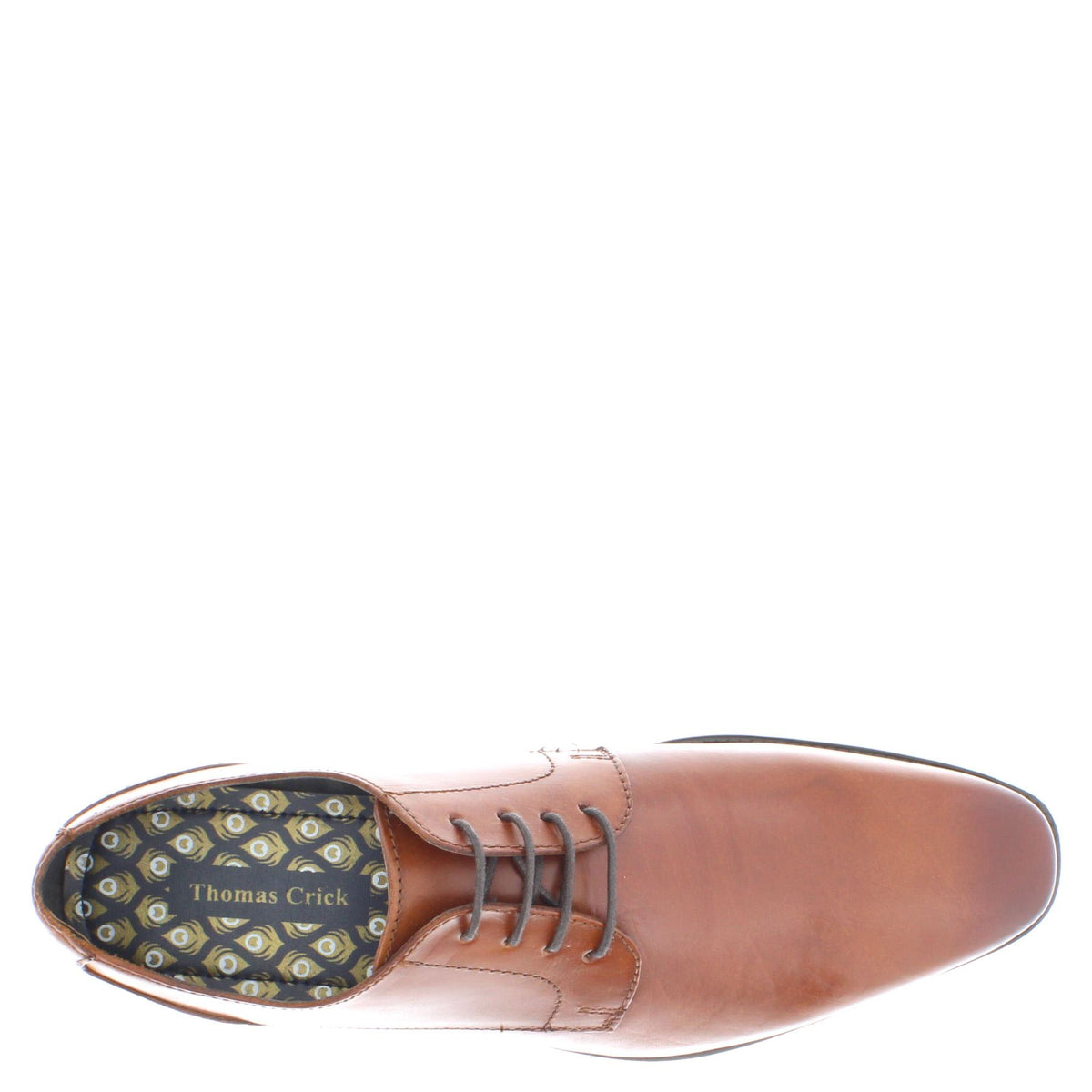 Thomas Crick Men's Leather Lace Up Derby Shoes