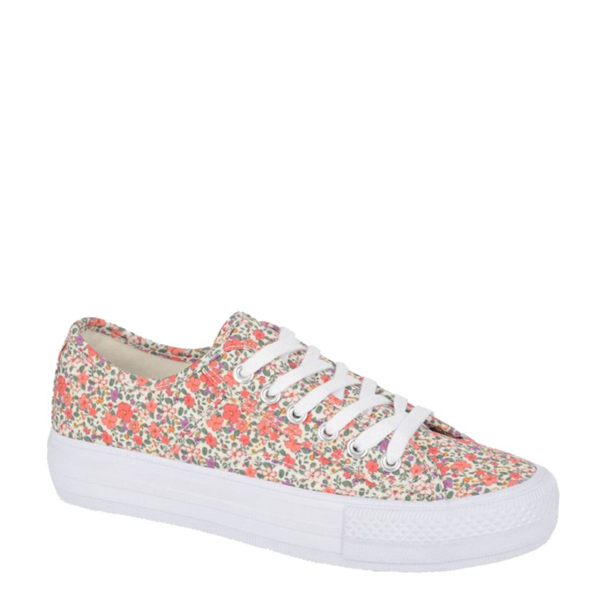 Dek L 438 6 Eye Canvas Lace To Toe Shoes