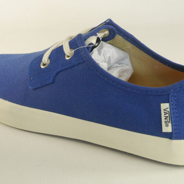 Vans Authentic Blue Navy Mens Casual Lace Up Canvas Pumps
