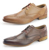 Frank James Clapham Mens Leather Brogue Lace Up Formal Shoes