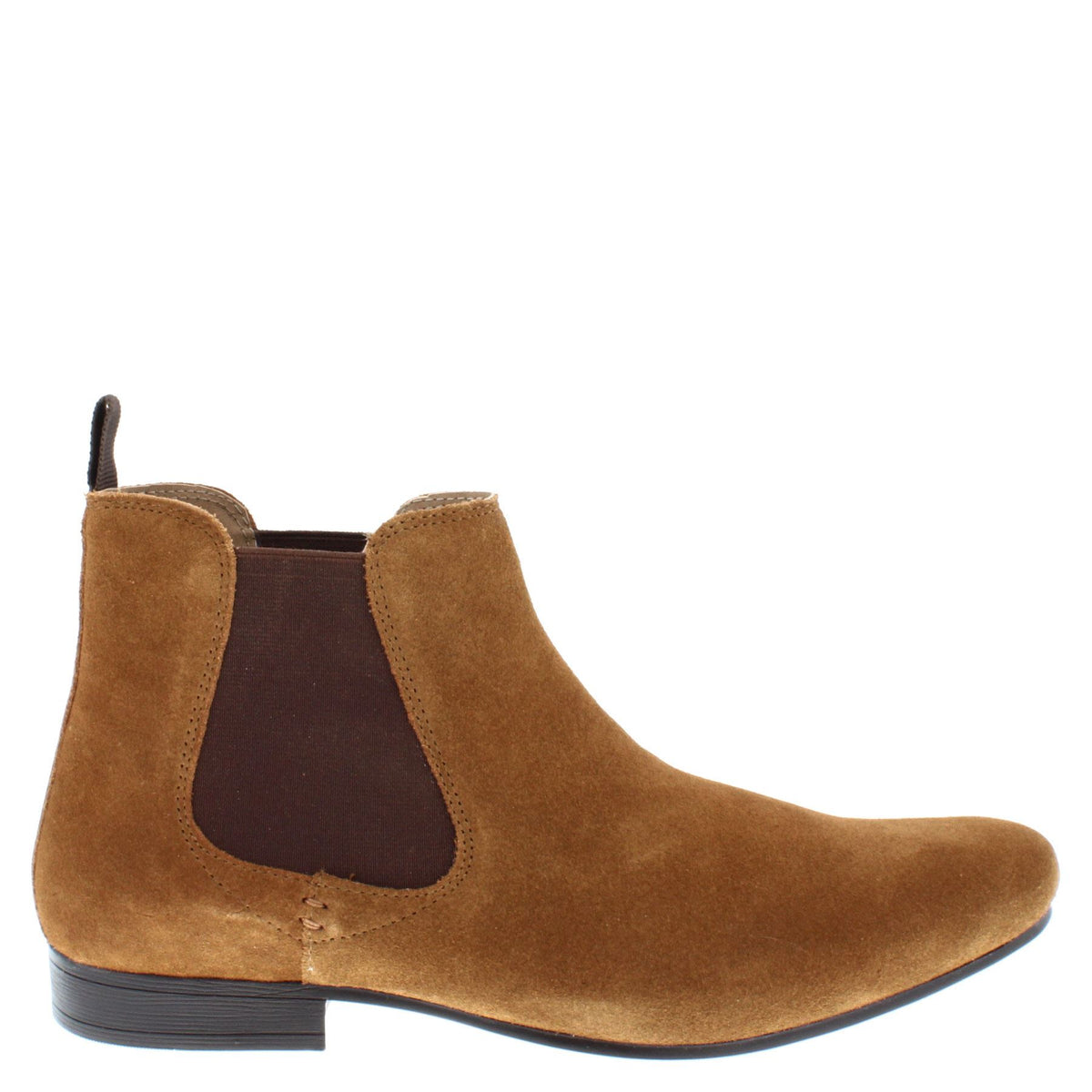 Thomas Crick Stanway Suede Pointed Leather Mens Ankle Chelsea Boots