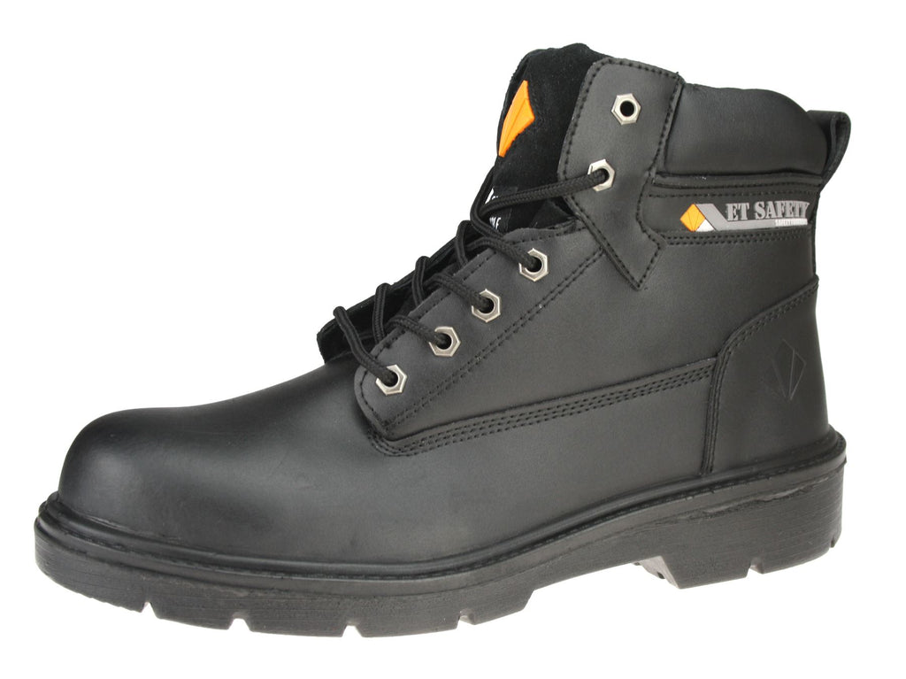 ET Safety I0006 Lightweight Lace Up Steel Toecap Midsole Leather SBP Boots