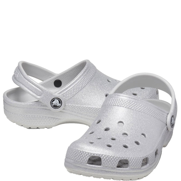 Crocs Kids' Classic Glitter Clogs