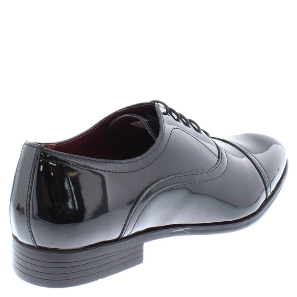 Thomas Crick Men's Patent Lace Up Dress Shoes