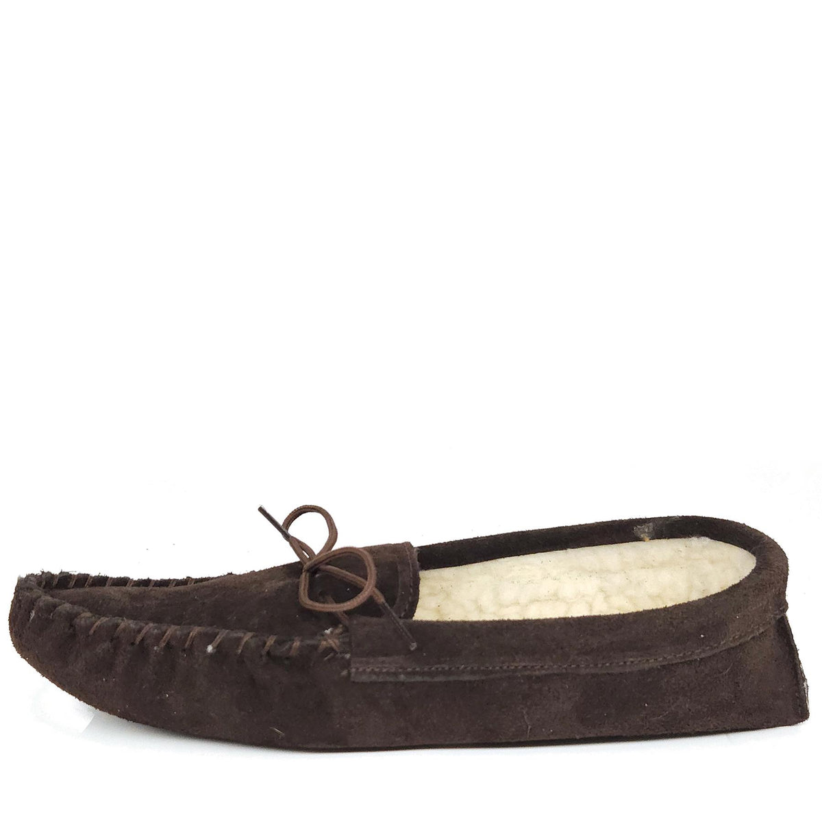 Coopers Suede Fleece Lined Soft Sole Mens Moccasin Slippers Made In England