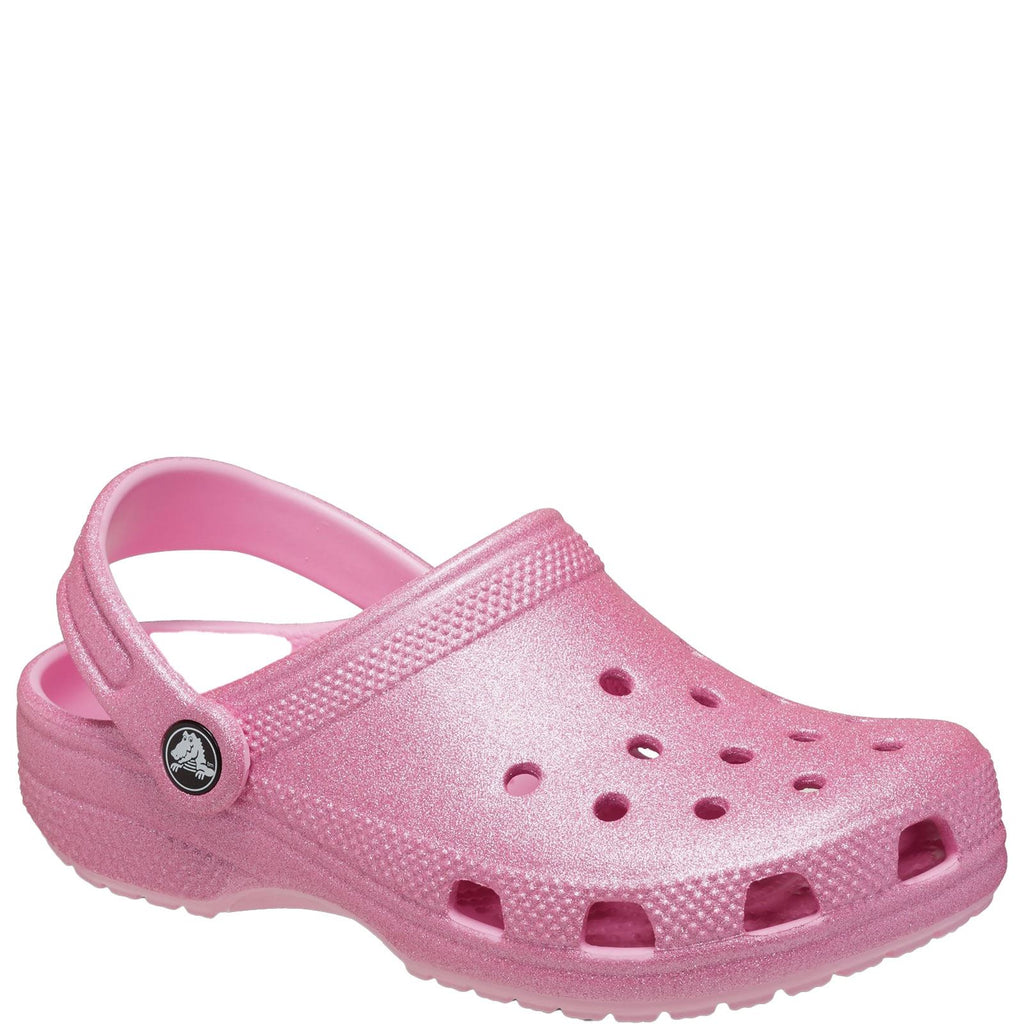 Crocs Kids' Classic Glitter Clogs