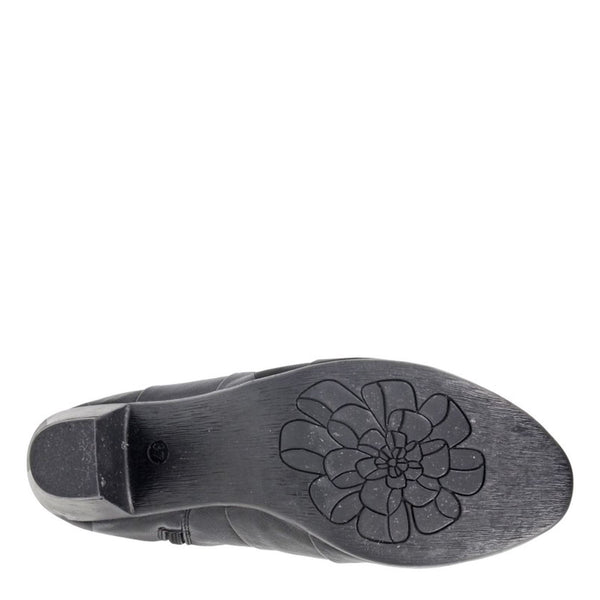 Cipriata Ginevra Folded Vamp Inside Zip Ankle Boots