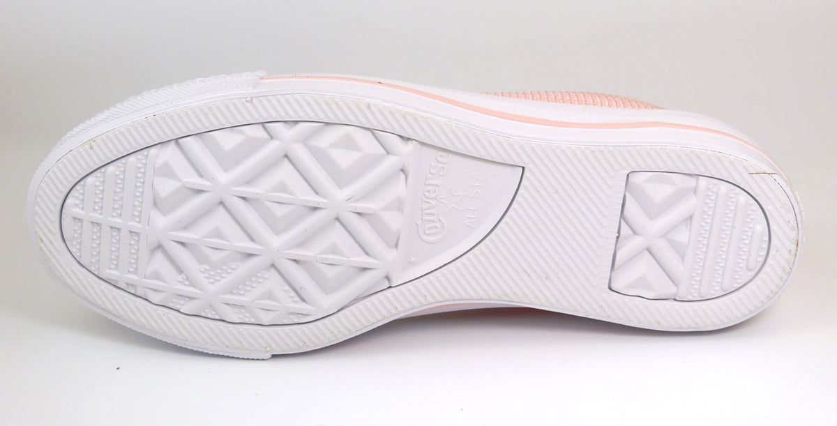 Converse Womens Pink All Star Ox Textile Trainers Canvas Lace Up