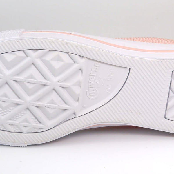 Converse Womens Pink All Star Ox Textile Trainers Canvas Lace Up