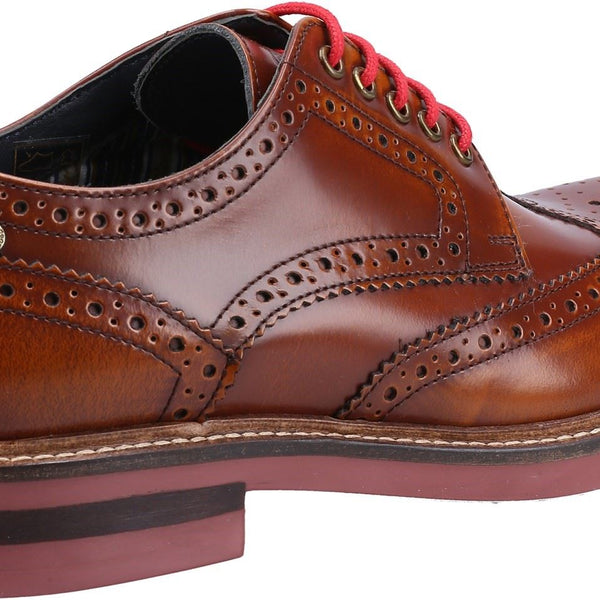 Base London Woburn Hi-Shine Brogue Shoes