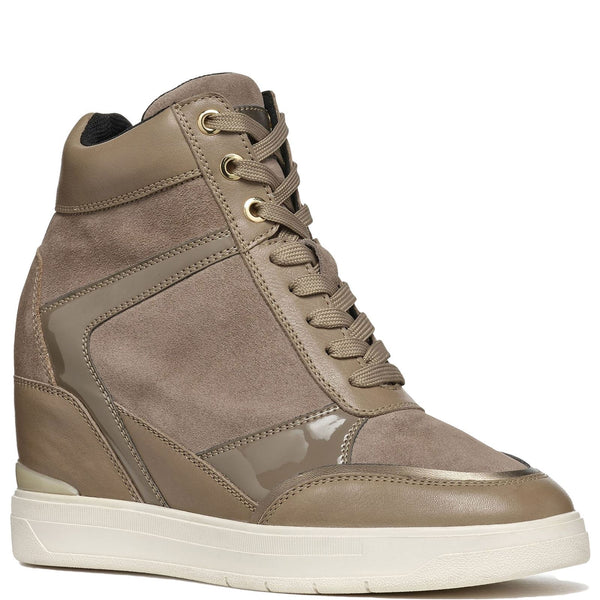 Geox D Maurica B Women's Wedge Trainers