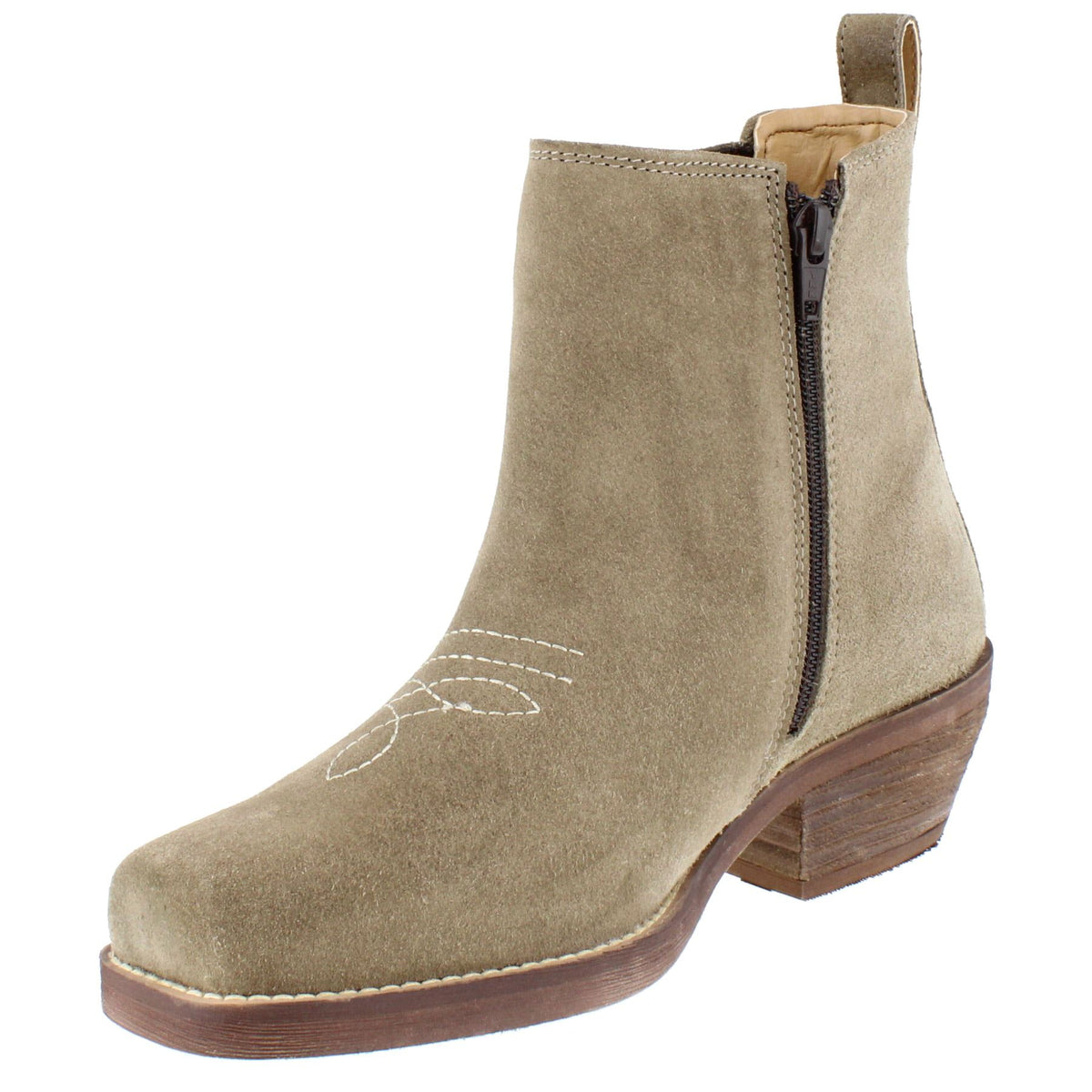 HX London Nashville Women's Leather Western Chelsea Boots