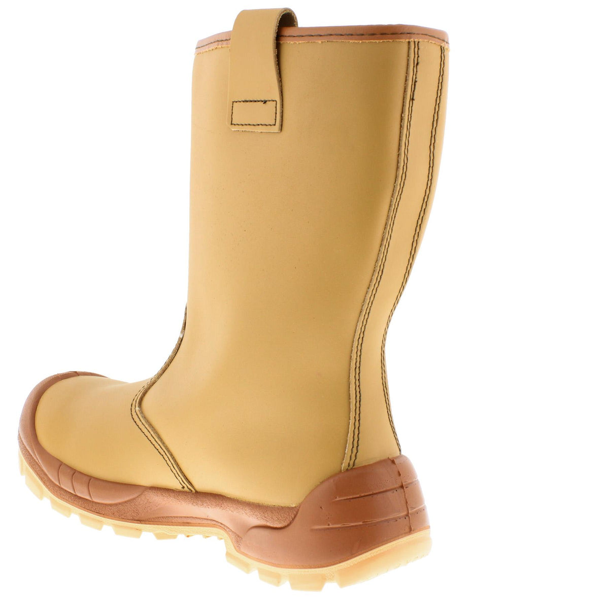 Jallatte Jalfrigg S3 J0652 Honey Tan Leather Metal Free Toecap and Midsole Rigger Boots