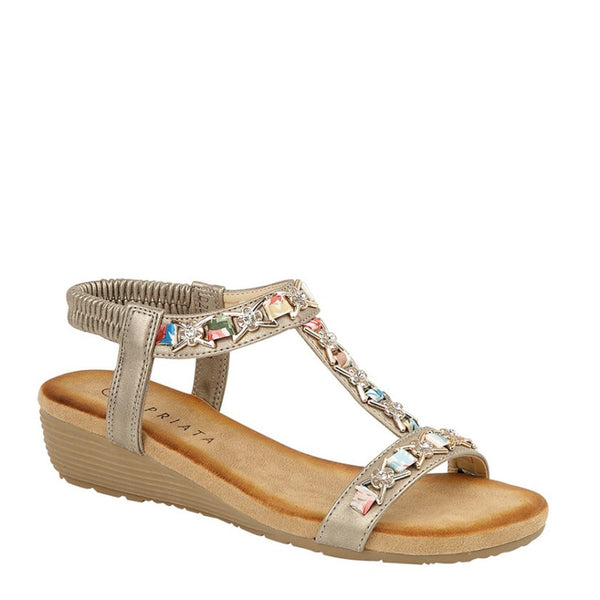 Cipriata Lia Jewelled Sling Back Sandals