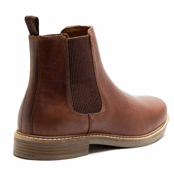 Thomas Crick Bamford Leather Mens Pull On Brown Chelsea Boots