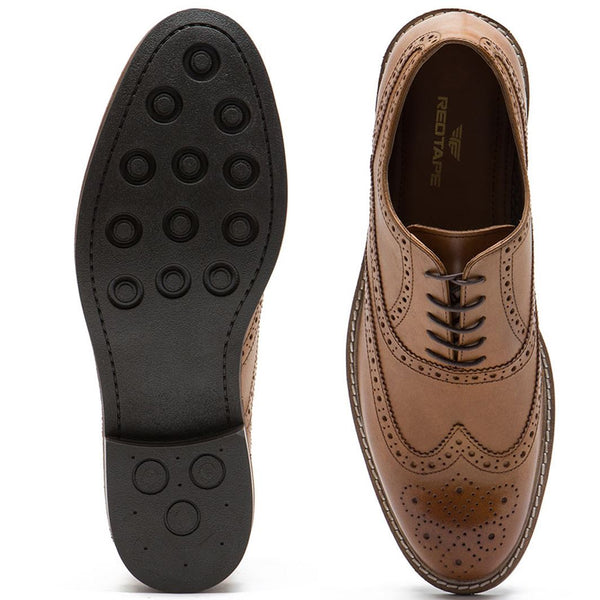 Thomas Crick Cardew Wingtip Mens Leather Brogue Lace Up Formal Shoes