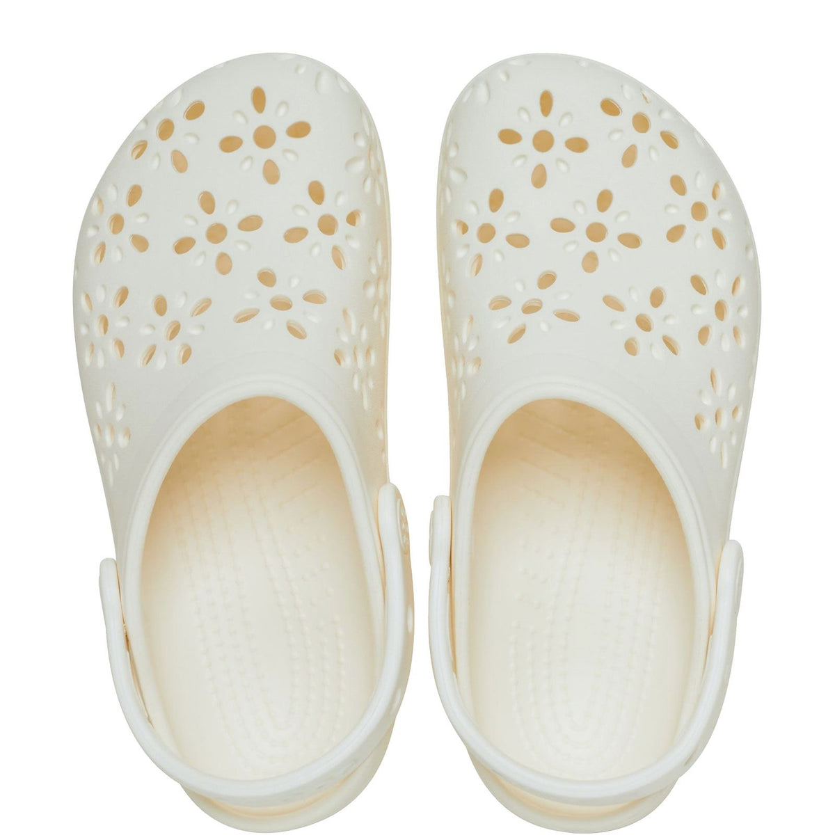 Crocs Kids' Classic Floral Cut Out Clogs