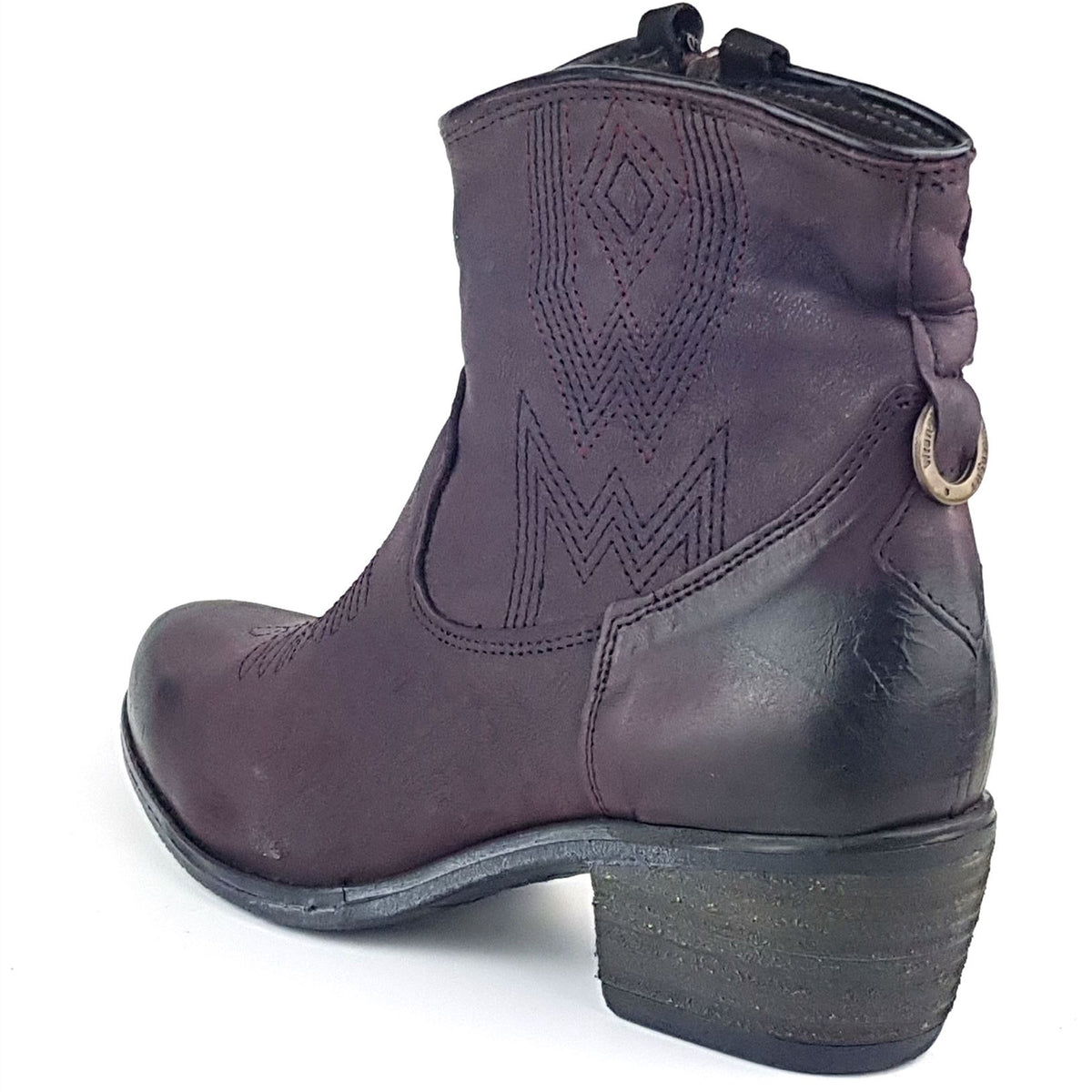 Wrangler Carson Tex Cowboy Western Leather Zip Ankle Chelsea Boots